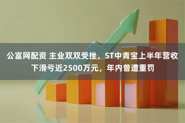 公富网配资 主业双双受挫,ST中青宝上半年营收下滑亏近2500万元,年内曾遭重罚